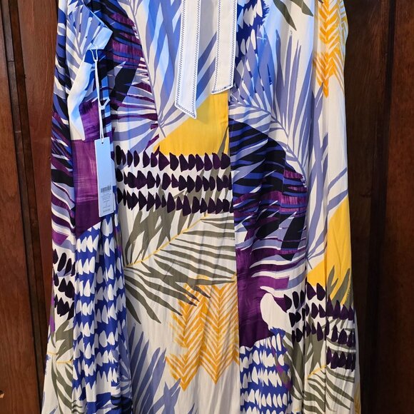 Chico Tie-Back Collage Print Trapeze Dress - Picture 2 of 4